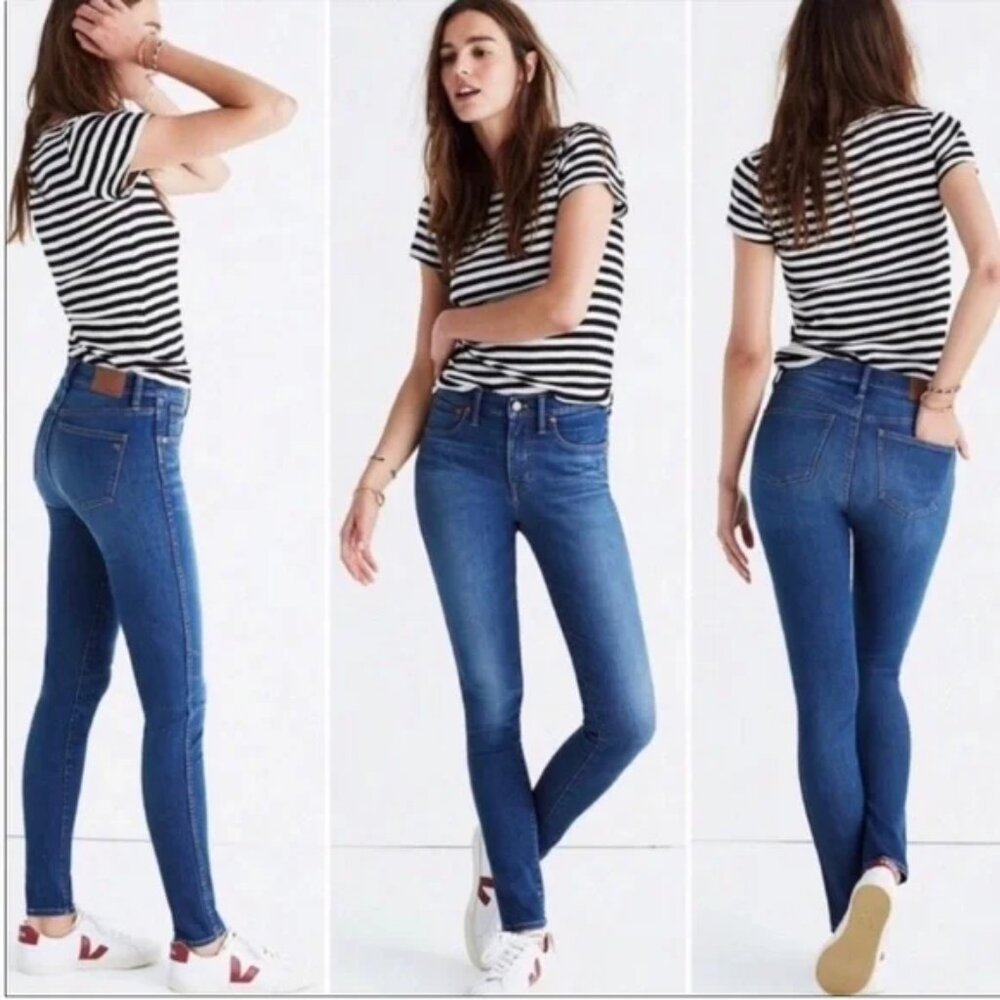 Madewell 9” Mid-Rise Skinny Jean in Patty Wash sz 29/8